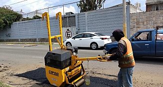 Avanza “Bacheando Puebla” con despliegue masivo de cuadrillas