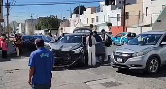 Accidente en 37 Sur y 21 Poniente causa congestión vial en Puebla