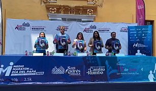 Anuncian el Medio Maratón del Día del Papá 2025 en San Andrés Cholula