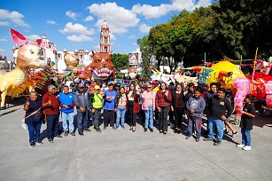 Gran Desfile de Toros Monumentales de San Cristóbal Tepontla ilumina la ciudad sagrada