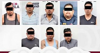 Detención de grupo dedicado al robo de transporte de carga en Puebla