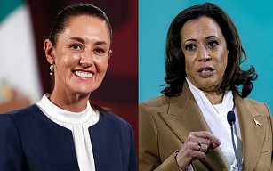 Kamala Harris felicita a Claudia Sheinbaum por su histórica toma de posesión en México