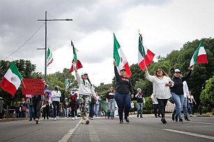 Protesta del Poder Judicial bloquea nuevamente vialidades en Puebla por rechazo a reforma