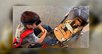 Policías de CDMX rescatan a niño de 12 años y a su hermanito en Pantitlán