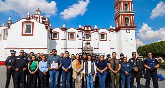 Turismo capacita a policías de San Pedro Cholula para mejorar la atención a visitantes