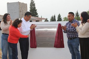 Inaugura Armando Aguirre pavimentación en Ocotlán 