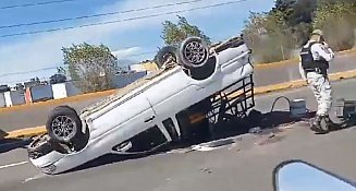 Accidente en la autopista México-Puebla provoca tráfico y cierre parcial