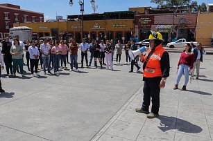 Gobierno de Cholula participa en Simulacro Nacional de Sismo