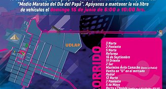 Activa Vialidad de San Andrés Cholula operativo de movilidad segura ante Medio Maratón del Día del Padre