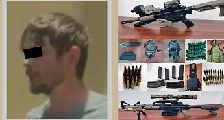 Capturan en Atlacomulco a extranjero armado con equipo táctico y armas