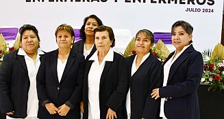 Sector de salud de Tlaxcala conmemoran el Día de la enfermera y enfermero