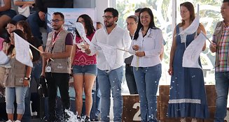 Ariadna Ayala anuncia nueva alberca semiolímpica en Atlixco