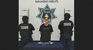 Detienen a joven con arma hechiza en Atlixco