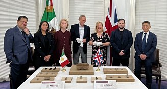 México recupera piezas arqueológicas que se encontraban en Reino Unido