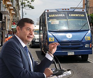 Posible incremento a la tarifa de transporte en Puebla será evaluado por Alejandro Armenta