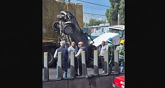 Fuerte carambola en la autopista México-Puebla provoca caos vial y heridos