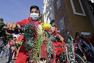 Garantizan seguridad y orden en la zona de la Virgen de Guadalupe