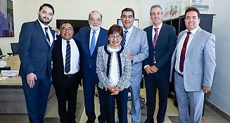 Sergio Salomón y Carlos Slim impulsan proyectos de revitalización en Puebla