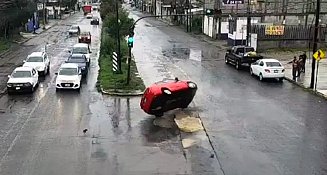  Agua de Puebla se compromete a reponer vehículo tras accidente en zanja de mantenimiento