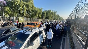 Marcha de “Los 300” en Ecatepec es contenida por la SSC en su intento de llegar al Zócalo