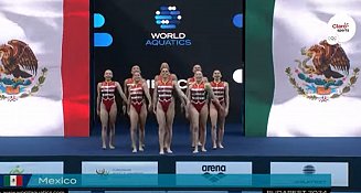 Selección mexicana de natación artística gana medalla de Plata 