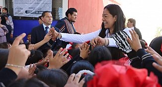 Ariadna Ayala impulsa la educación en Atlixco con nuevas aulas escolares