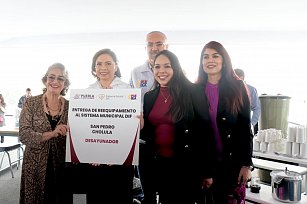 Entregan equipamiento a Sistema Municipal DIF en San Pedro Cholula