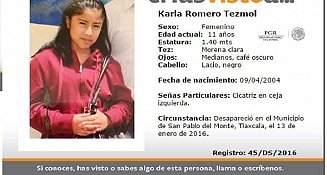 En Tlaxcala, creció cifra de mujeres y niñas desaparecidas y no localizadas