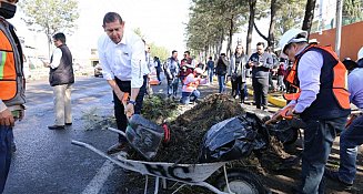 Gobernador Alejandro Armenta lidera cuarta faena en Puebla-Tlaxcala para mejorar accesos