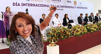 Desaira Lorena Cuéllar a enfermeras de Tlaxcala, las deja plantadas en su celebración