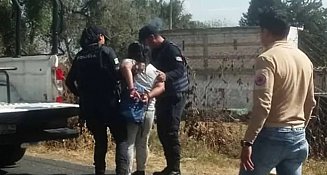 Mujer detenida en Huejotzingo por intentar apuñalar a un perro