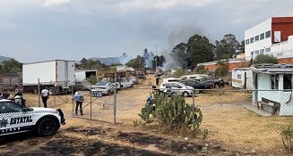 Saldo blanco tras incendio en corralón de Tlaxcala
