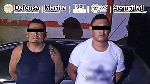 Detienen a dos miembros de célula delictiva en Acapulco