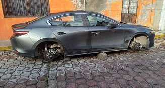 Totolac amanece con otro golpe del hampa: roban a vehículo cerca del mercado capitalino