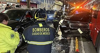 Accidente en Insurgentes Sur provoca caos en CDMX: Metrobús involucrado