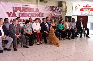 Promete Alejandro Armenta refugio para perros y castigar su venta 