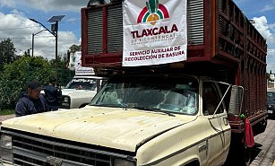 Trabaja Tlaxcala en mejorar el servicio de recolección de basura