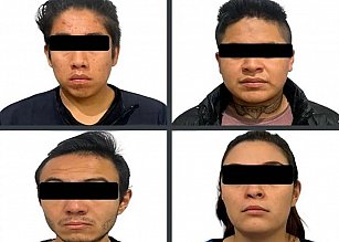 Detienen a 4 personas por secuestro en Metepec, Estado de México