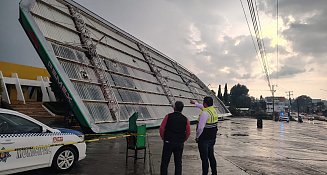 Colapsa techumbre en Tepeyanco; sin heridos y bajo control: CEPC
