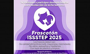 ISSSTEP conmemora el Día Mundial de la Donación de Leche Materna