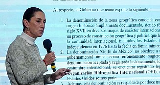 Claudia Sheinbaum solicita a Google corregir cambio en nombre del Golfo de México