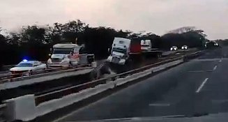 Accidente vial en el Circuito Exterior Mexiquense deja personas lesionadas y caos vehicular