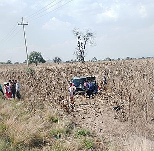 Accidente en carretera Ixtenco-Huamantla deja dos lesionados