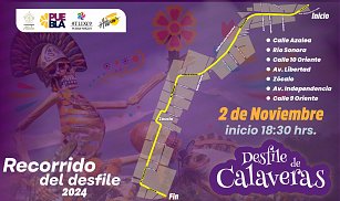 ¡Disfruta el Desfile de Calaveras 2024 en Atlixco este 2 de noviembre!