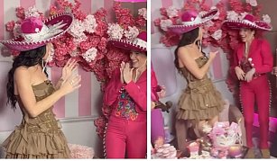 Katy Perry sorprendida por mariachi femenino en Pinky Promise México