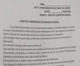 Impone alcaldesa de San Pablo del Monte "mordaza" a trabajadores