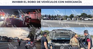 Operativos en carreteras para combatir el robo de vehículos