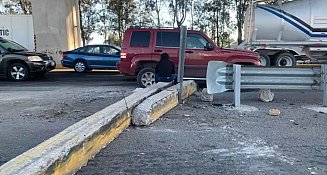 Accidentes en la México-Puebla provocan caos vial y filas de 5 kilómetros