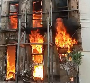 Incendio consume parcialmente edificio en la Ciudad de México sin dejar heridos