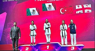 Claudia Romero gana oro en Turquía; atletas poblanos en el Grand Prix